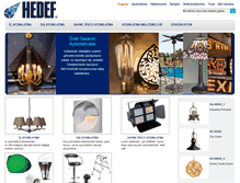 Tablet Screenshot of hedefaydinlatma.com